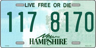 NH license plate 1178170