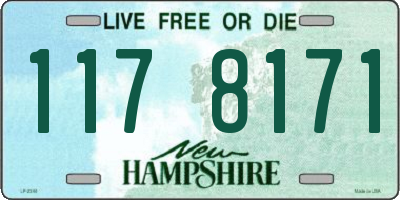 NH license plate 1178171