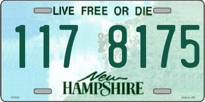 NH license plate 1178175