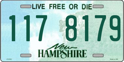 NH license plate 1178179
