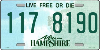 NH license plate 1178190