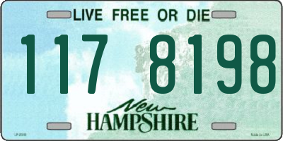 NH license plate 1178198