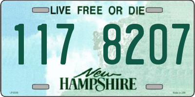 NH license plate 1178207