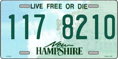 NH license plate 1178210
