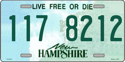 NH license plate 1178212