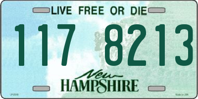 NH license plate 1178213