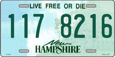 NH license plate 1178216