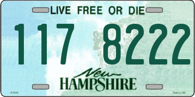NH license plate 1178222