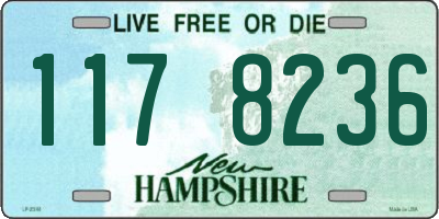 NH license plate 1178236