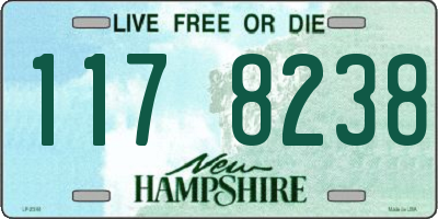NH license plate 1178238