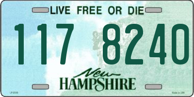 NH license plate 1178240