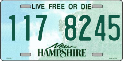 NH license plate 1178245