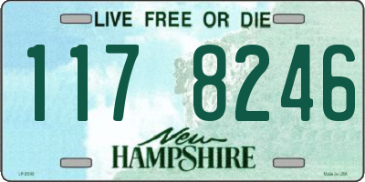 NH license plate 1178246