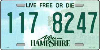NH license plate 1178247