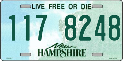 NH license plate 1178248