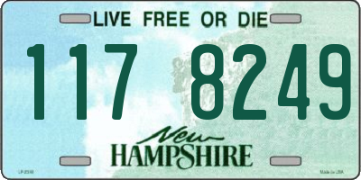 NH license plate 1178249