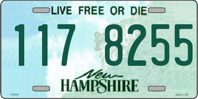 NH license plate 1178255