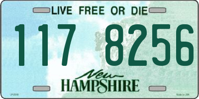NH license plate 1178256
