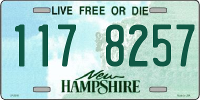 NH license plate 1178257