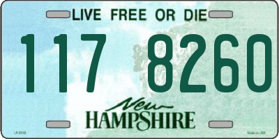 NH license plate 1178260