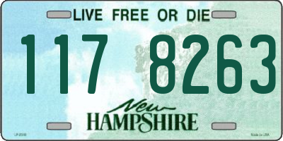 NH license plate 1178263