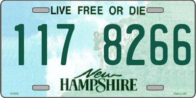 NH license plate 1178266