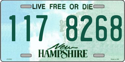 NH license plate 1178268
