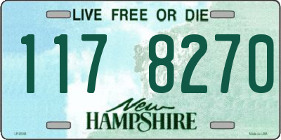 NH license plate 1178270