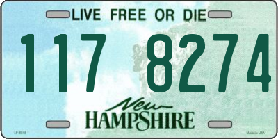 NH license plate 1178274