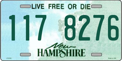 NH license plate 1178276