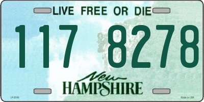 NH license plate 1178278