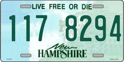 NH license plate 1178294
