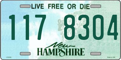 NH license plate 1178304