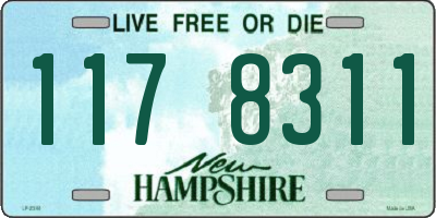 NH license plate 1178311