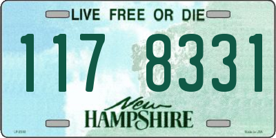 NH license plate 1178331