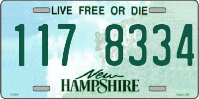 NH license plate 1178334