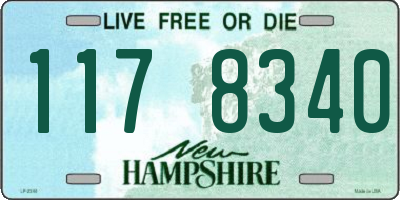 NH license plate 1178340