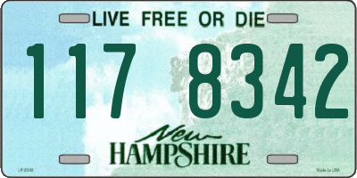 NH license plate 1178342
