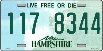 NH license plate 1178344