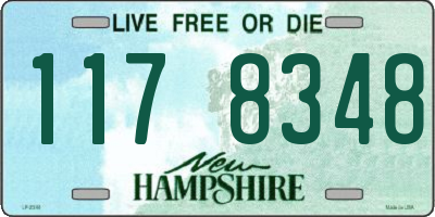 NH license plate 1178348