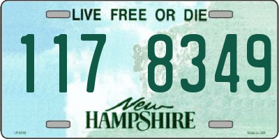 NH license plate 1178349