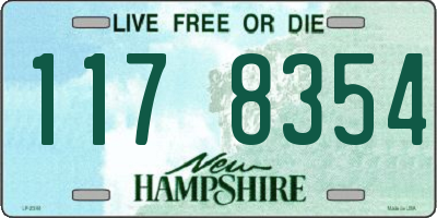 NH license plate 1178354