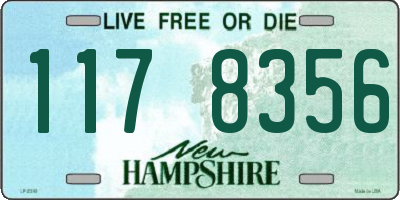 NH license plate 1178356