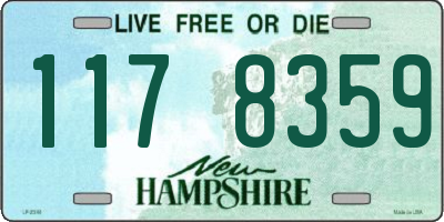 NH license plate 1178359