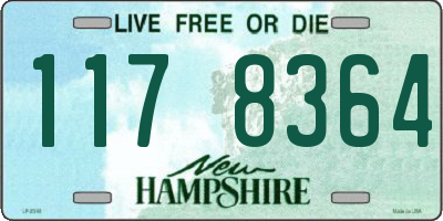 NH license plate 1178364