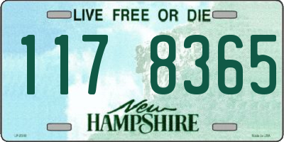 NH license plate 1178365