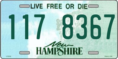 NH license plate 1178367