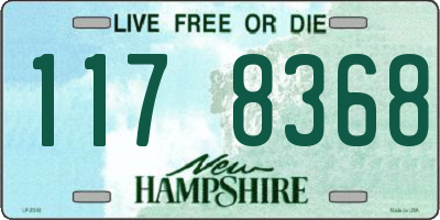 NH license plate 1178368
