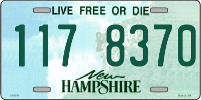 NH license plate 1178370