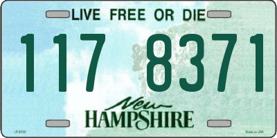 NH license plate 1178371